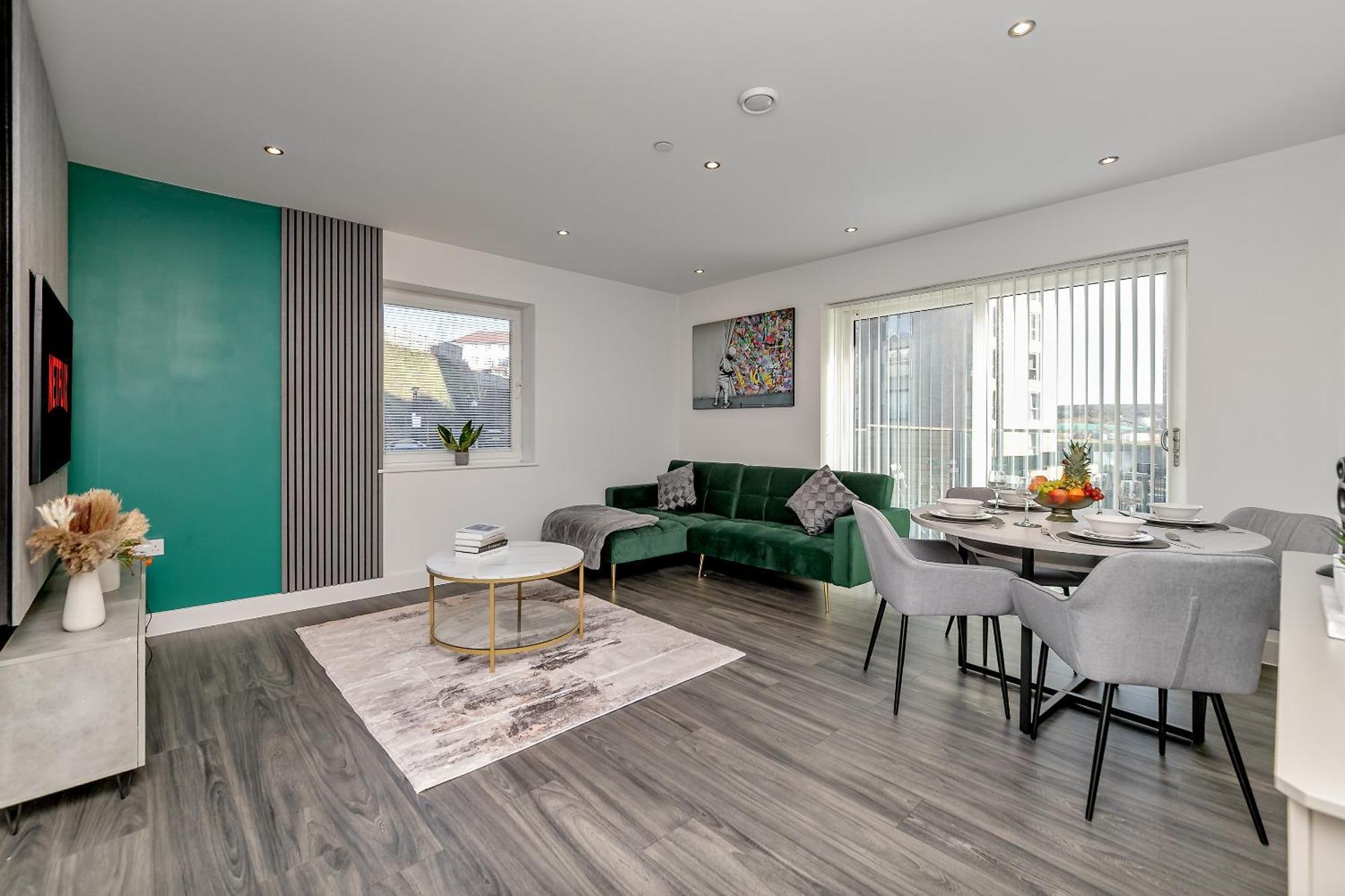 Apartment Premium Airport Suite~free Parking~luxury Condition~balcony~fantastic Location Close To Train Station & Town Centre Luton (Bedfordshire)